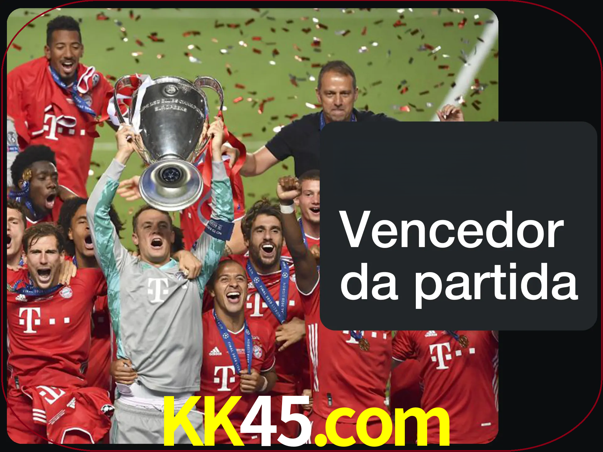 Aposte no vencedor e ganhe uma grande quantia de dinheiro.